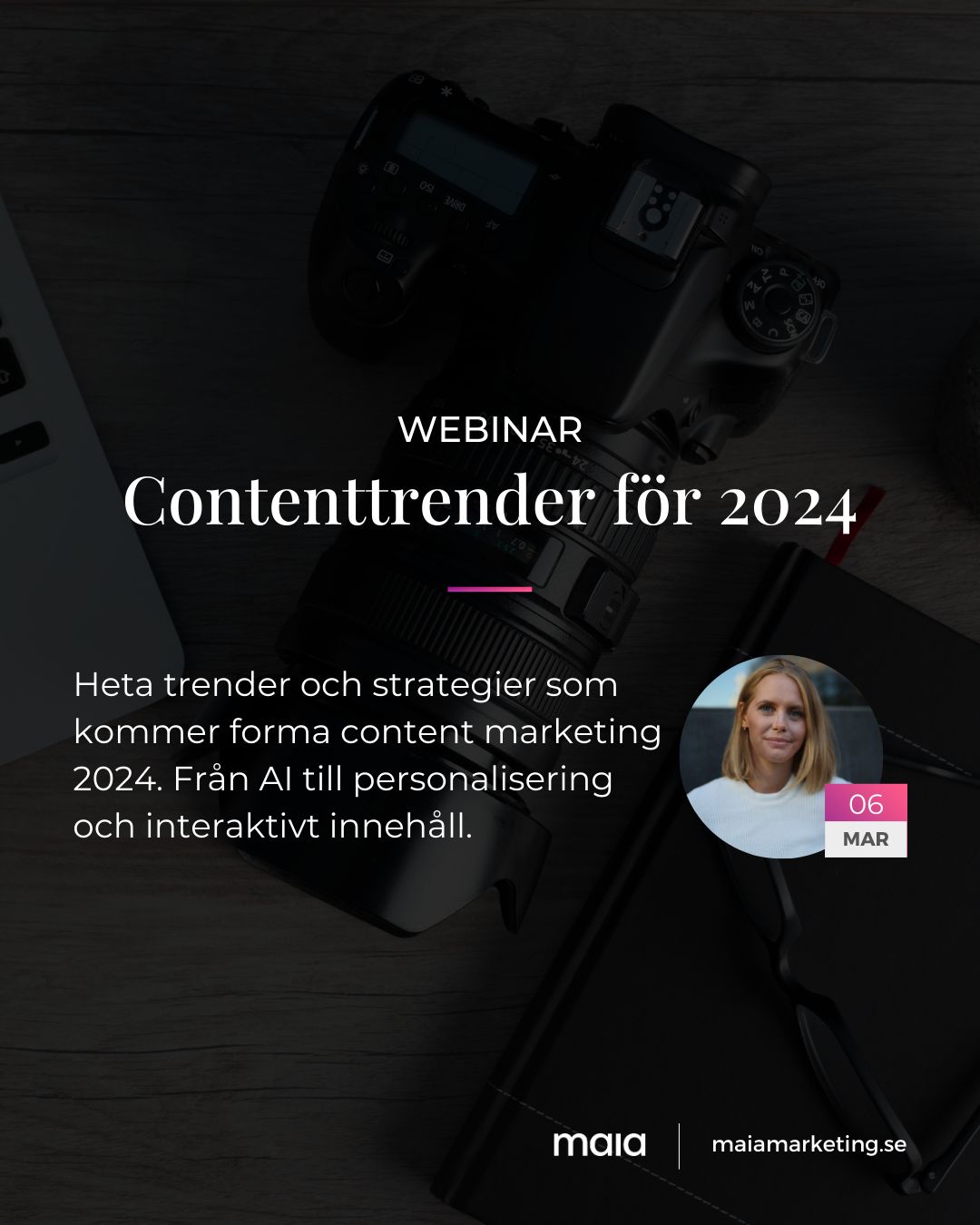 Webinar Contenttrender för 2024